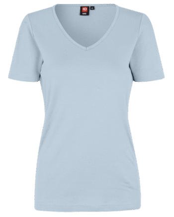 Light Blue Interlock Dame Shirt - Id T-shirts  - 5709245092744