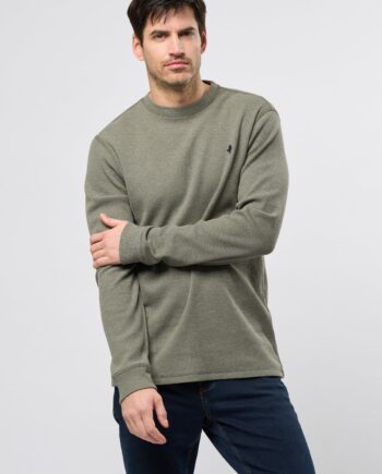 Lysegrå Drake Long Sleeve Shirt - Mcs T-shirts  - 5715524520969