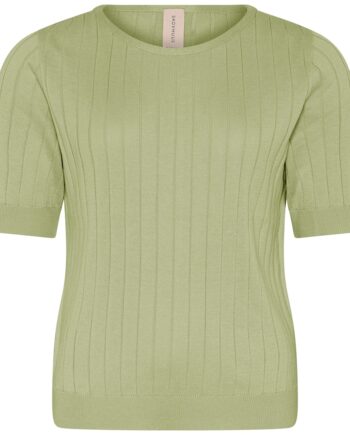Grøn Skovhuus Kvinde Shirt Strik Willow Green - Skovhuus T-shirts  - 5711419429140