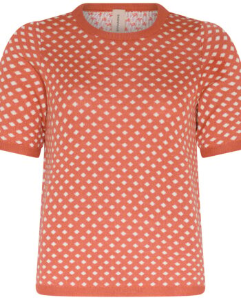 Orange Skovhuus Kvinde Shirt Strik - Skovhuus T-shirts  - 5711419370466