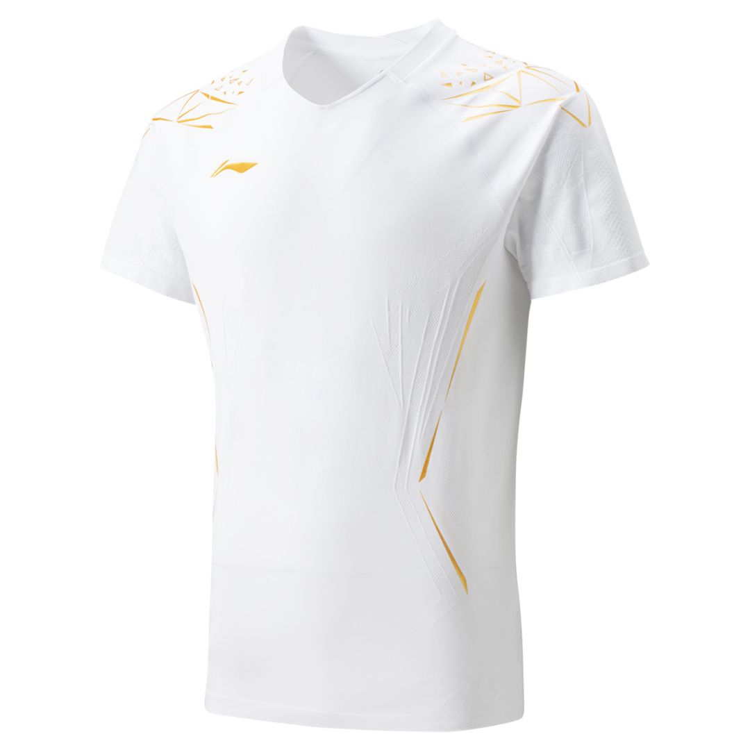 Hvid Ning Aayv019 International Shirt White - Li-ning T-shirts