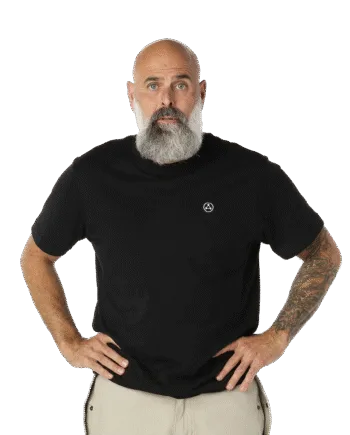 Sort Molecule Shirt Logo Black - Molecule T-shirts  - 5740032906769