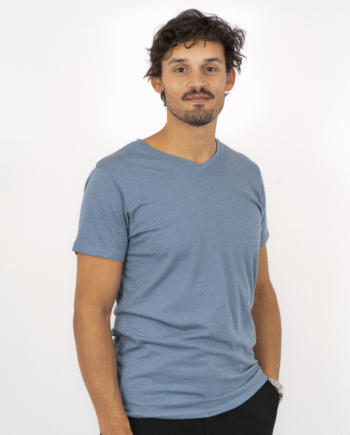 Provincial Blue Nero Kiko Herre Shirt - Nero T-shirts  - 5712985391732