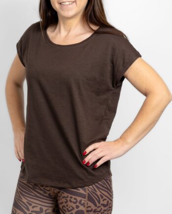 Marley Relaxed Mocha Brown Shirt - Utg T-shirts  - 5740038332616