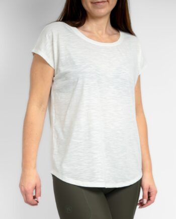 Hvid Marley Relaxed Off White Shirt - Utg T-shirts  - 5740038333019