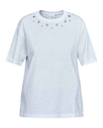 Hvid Sisters Point Shirt Heba White - Sisters Point T-shirts  - 5714862638558