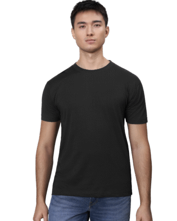 Sort Time Herre Shirt Black 6xl - Id T-shirts  - 5709245097206