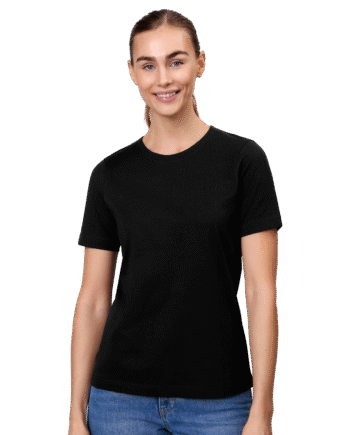 Sort Time Dame Shirt 5xl - Id T-shirts  - 5708302059003