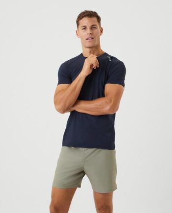 L Borg Ath Etic Shirt Night Sky - Björn Borg T-shirts  - 7321465491442