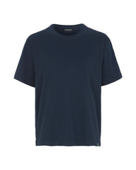 Navy Oversize Shirt - Cottover T-shirts  - 7332643274375