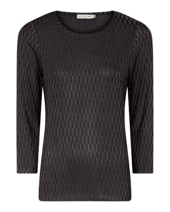 Basic Cotton Shirt Med Mønsterprint - Micha T-shirts