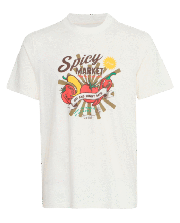 Hvid Blend Herre Shirt Snow White 5xl - Blend T-shirts  - 5715749357012