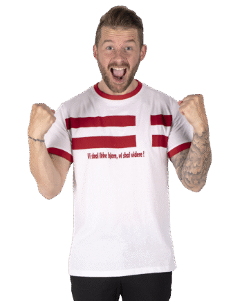 Hvid Marcus Danmark Herre Shirt White - Marcus T-shirts  - 5713206197454