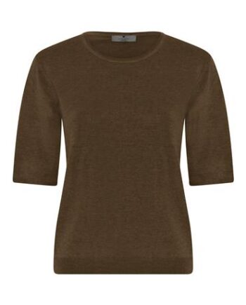 Brun Lundgaard Strik Bronze Melange - Lundgaard T-shirts  - 5713270278042