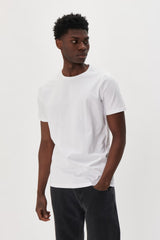 Hvid Jermalink Cotton Stretch Tee - Matinique T-shirts  - 5712345385883