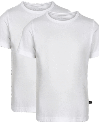 Hvid Minymo Børne Shirt Brilliant White 152 - Minymo T-shirts