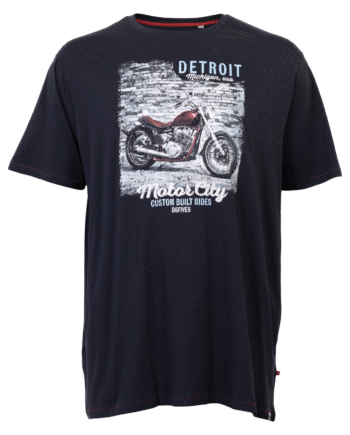 Navy D5555 Herre Shirt 5xl - D5555 T-shirts  - 5715066066611