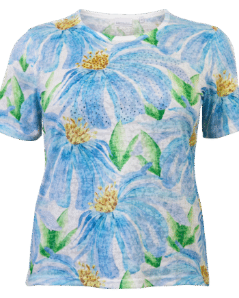 Blue Comb Gabriella Dame Shirt - Gabriella K. T-shirts  - 5715066057749