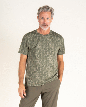 P4 AOP VETIVER Loaded Herre Shirt Aop Vetiver - Loaded T-shirts  - 5712985741667