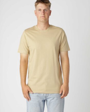 Classic Fitted Shirt Sand - Hiddentrend T-shirts  - 0000040020102