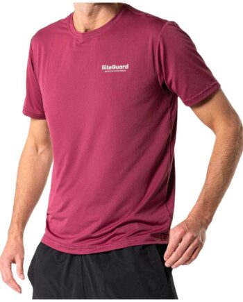 Liiteguard Ground Tech Shirt Men Bordeaux - Liiteguard T-shirts  - 5714776005569
