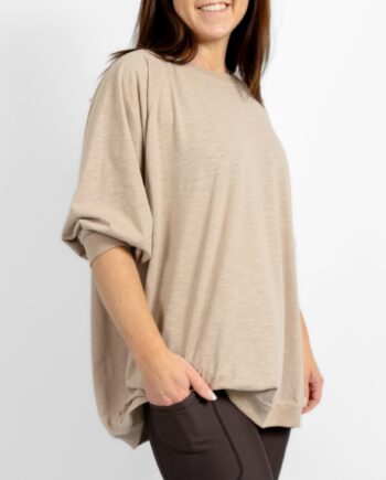 Marley Relaxed Beige Shirt - Utg T-shirts  - 5740038332777