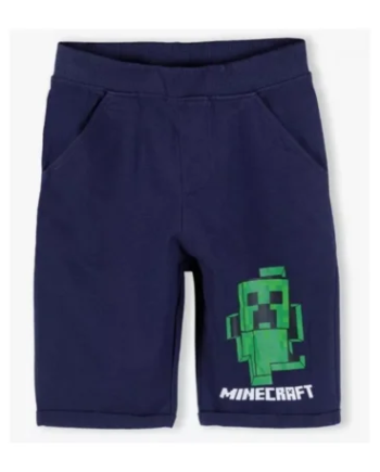Minecraft Blå Shorts Til Børn - T-shirts