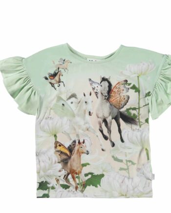 Mint Molo Shirt Rayah Med Heste - Molo T-shirts