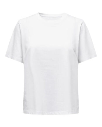 Hvid Only Shirt Only Tee White - Only T-shirts  - 5715308926505