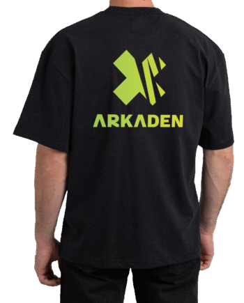 Sort Arkaden Logo Tee - Arkaden T-shirts