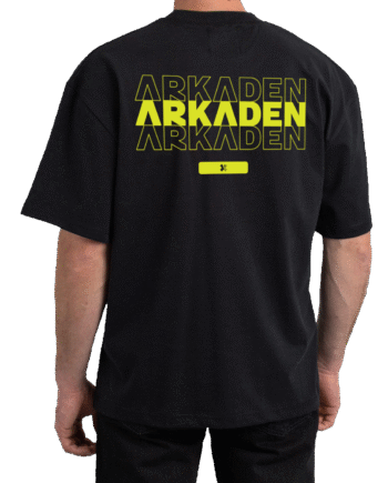 Sort Arkaden Glitch Tee - Arkaden T-shirts