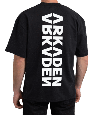 Sort Arkaden Mirror Tee - Arkaden T-shirts