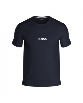 Mørkeblå Boss Easy Shirt Til Herre - Boss T-shirts