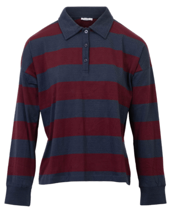 Navy/Bordeaux Chacha Dame Bluse Navy Bordeaux - Chacha T-shirts  - 5714990199327