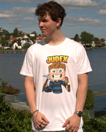 Hvid Judex Miner Tee - Judex T-shirts