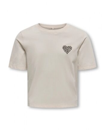 Sand Kids Only Top Leo Heart Til Piger - Kids Only T-shirts