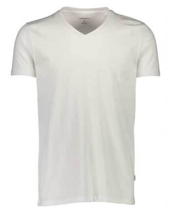 Hvid Lindbergh Shirt Hals Til Herre - Lindbergh T-shirts