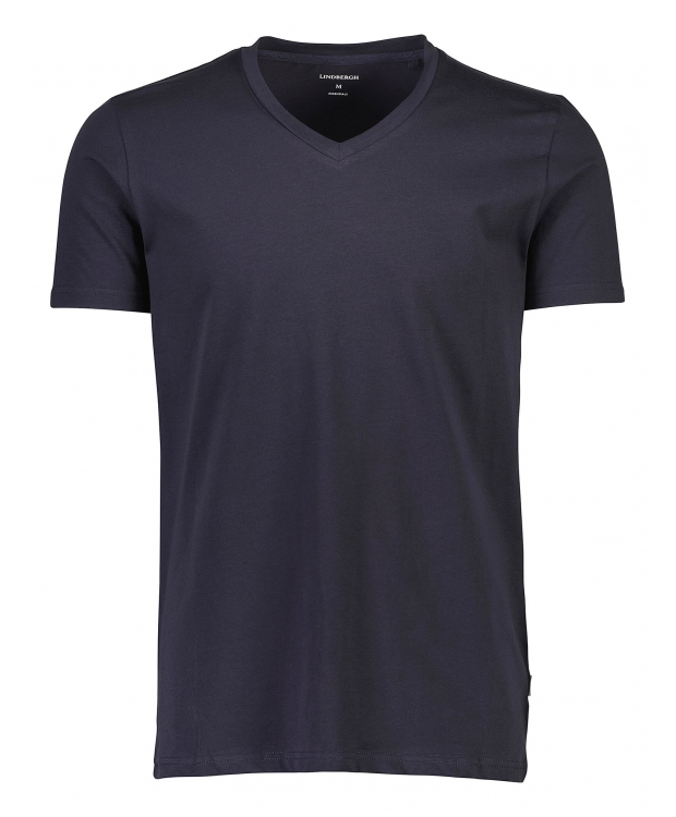 Sort Lindbergh Shirt Hals Til Herre - Lindbergh T-shirts