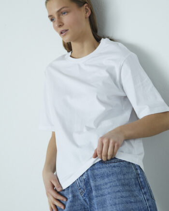 Hvid Heda Loose Ss13 - Sisters Point T-shirts  - 5714862618178