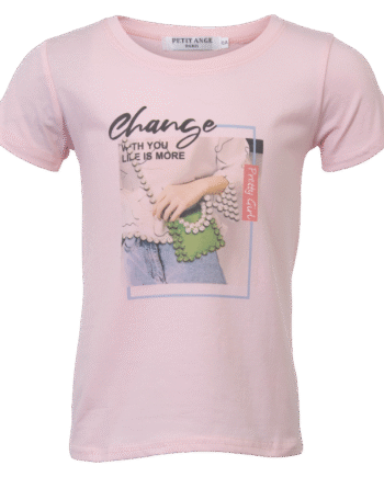 Rosa Pige Shirt 152 - Nn T-shirts  - 5714470218326